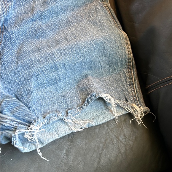 Abercrombie & Fitch Light Blue Jean Shorts - Picture 5 of 8